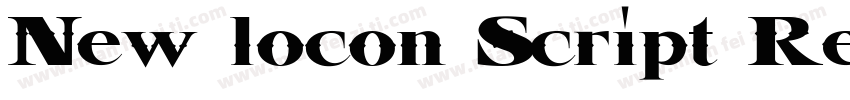 New locon Script Reg字体转换